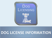 Dog Licensing Icon on Hover